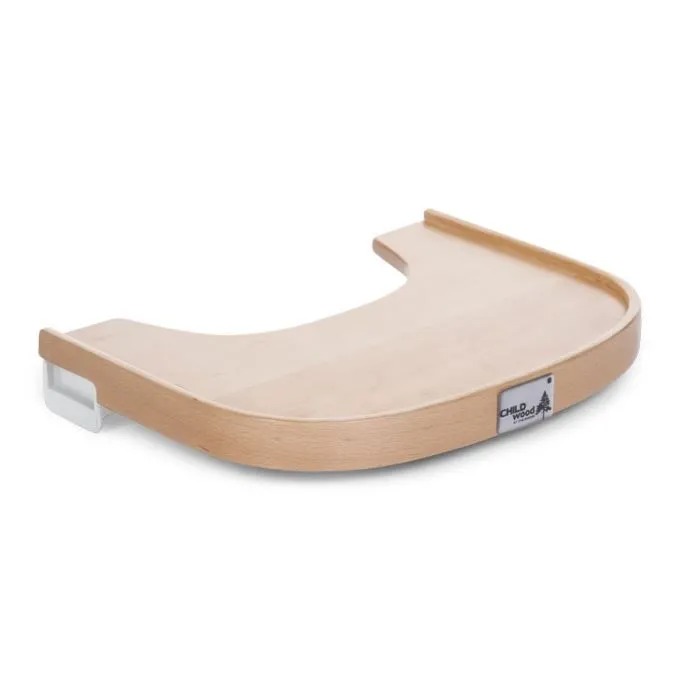 Tablette en bois pour chaise haute EVOLU Childwood - Marron/Beige - CHILDHOME-0