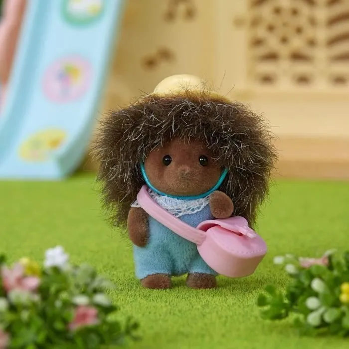 Jouet pour enfants - SYLVANIAN FAMILIES - Bebe Herisson - Mixte - 3 ans et plus - Chapeau et sac inclus-0