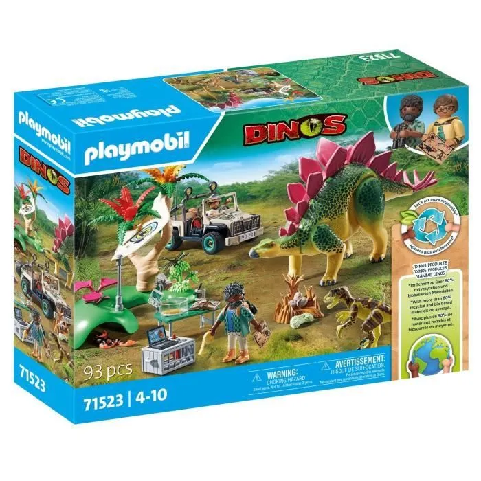 PLAYMOBIL 71523 Campement des explorateurs dinosaures-0