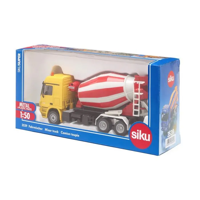 Camion malaxeur - Siku - 3539 - 1:50 - Liebherr - Rouge et blanc - Pour enfants-2