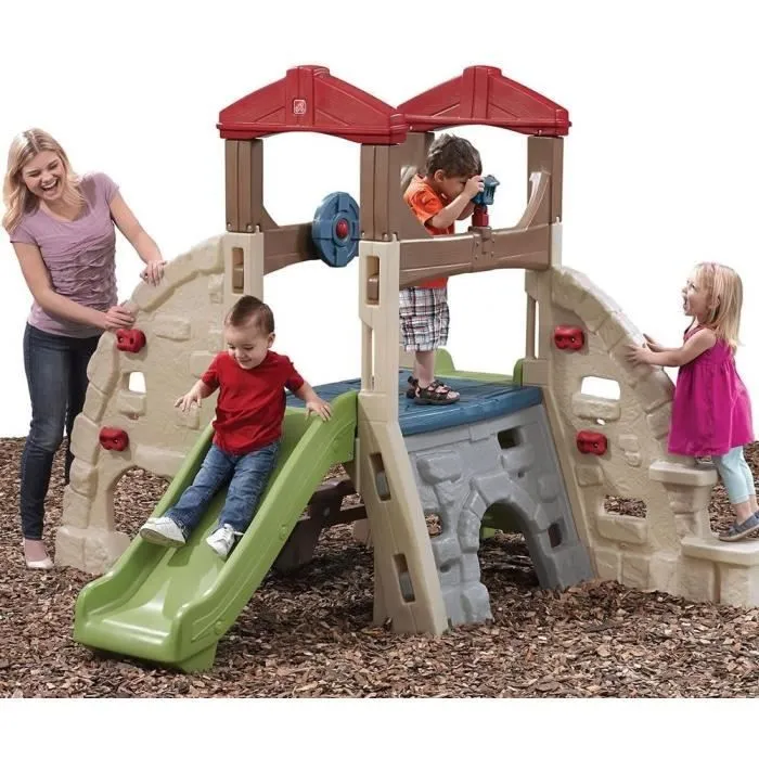 Step2 Alpine Ridge Aire de Jeux Enfant avec Toboggan pour Enfants | extérieur / jardin-3