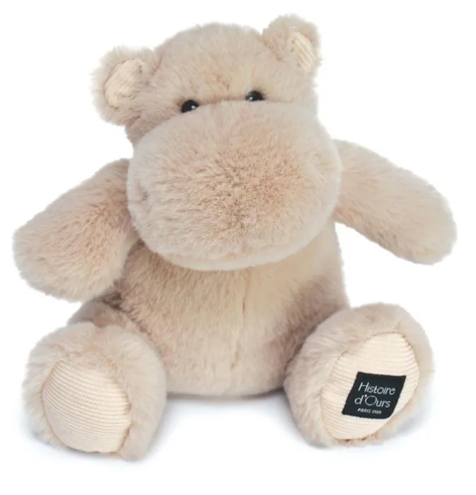 Peluche - HISTOIRE D'OURS - Hippo 25 cm - Beige - Bébé - Intérieur-1