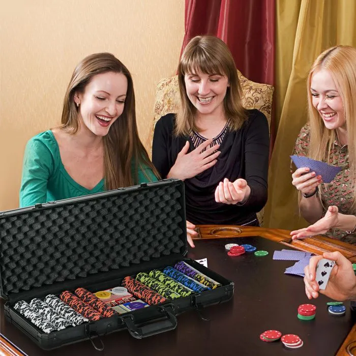 SPORTNOW - Mallette de Poker - Plastique - 57.5x24x10.5cm - Noir-2