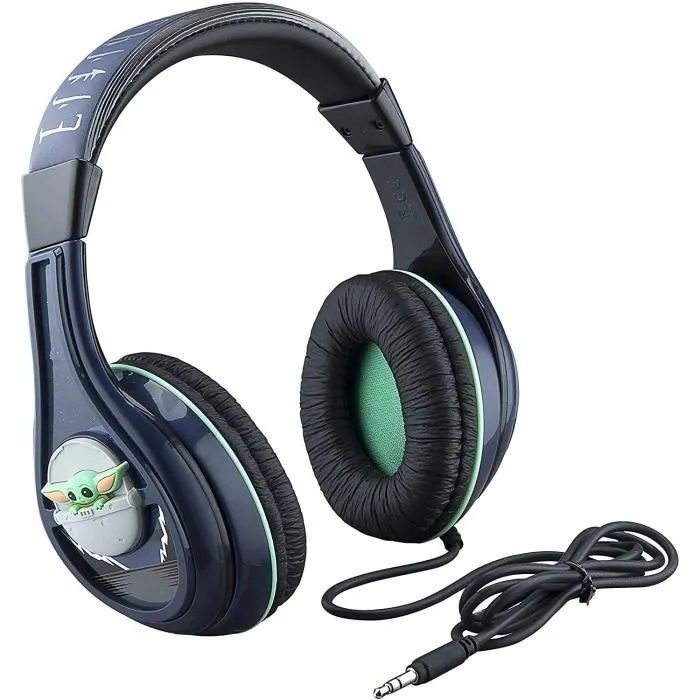 Casque Star Wars Mandalorian Kidsafe - KID UNIVERS - MD-140 - 85dB - Mixte - A partir de 4 ans-0