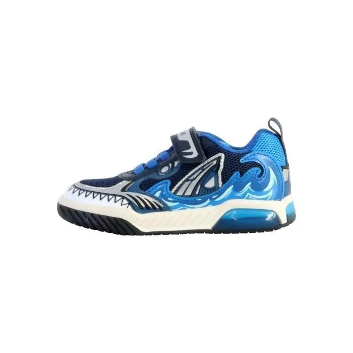 Basket  à Scratch Geox Inek - Navy/Bleu clair-0