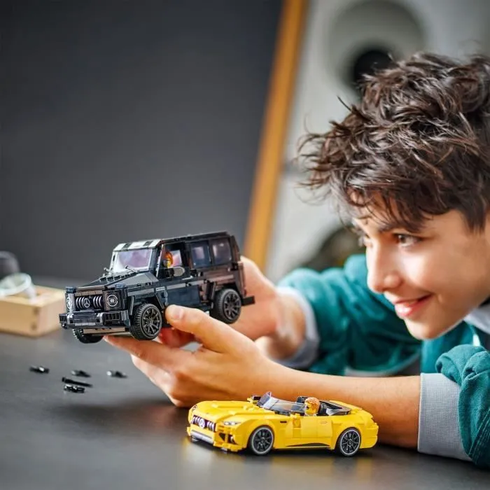 LEGO® Speed Champions 76924 Mercedes-AMG G 63 et Mercedes-AMG SL 63, voitures à construire-4