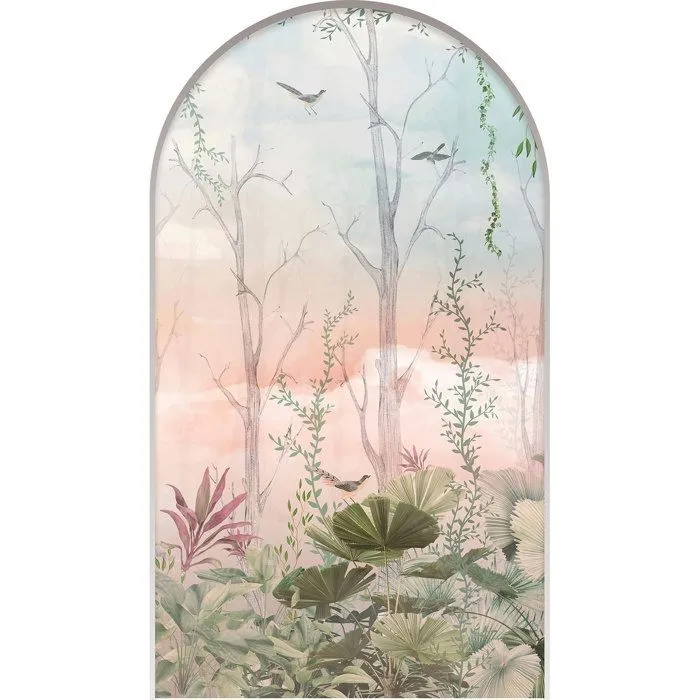 Stickers Trompe l'oeil Arche - Voute Enfants - Oiseaux Forêt 3617681166276 - Largeur 120 x Hauteur 215 cm-3