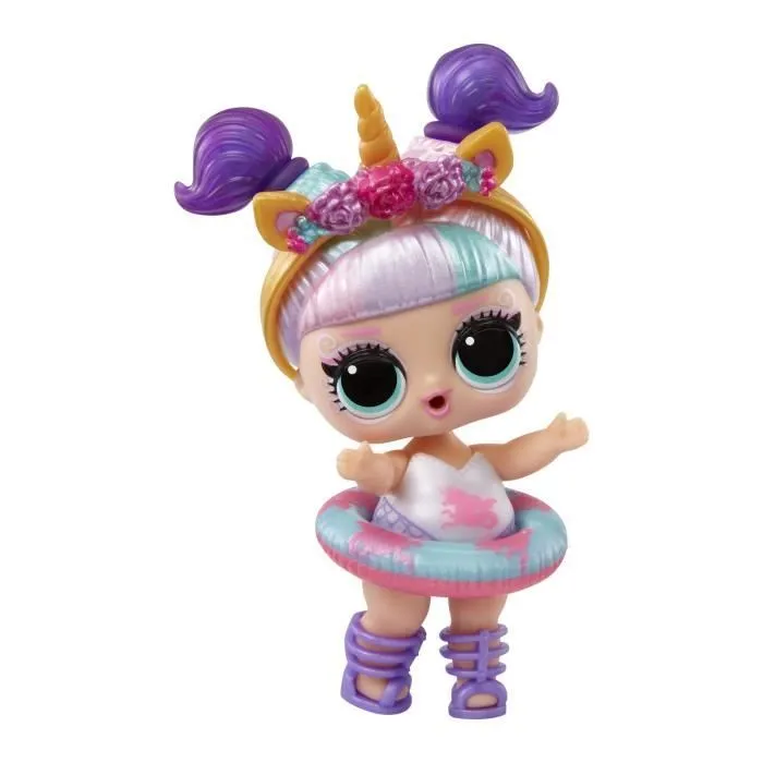 L.O.L. Surprise Water Balloon - Mini poupée 7,5cm - Coiffure ballon d'eau avec paillettes - 3 paires de ballons incluses-1