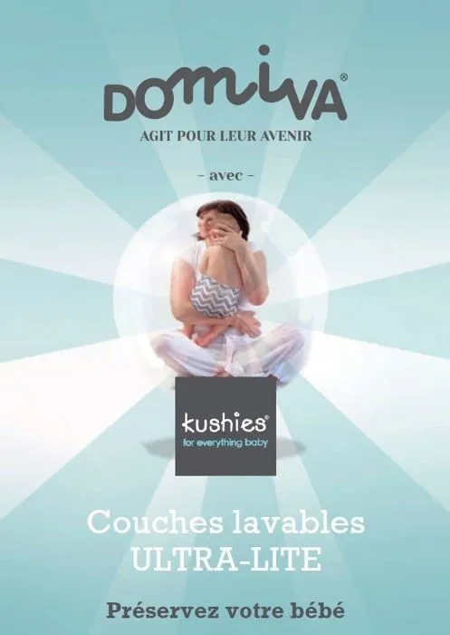 Couche lavable - couche d'apprentissage lavable Domiva - 1300680 - CULOTTE D'APPRENTISSAGE 13-15 KG MOUSTACHE MOUSTACHES-1