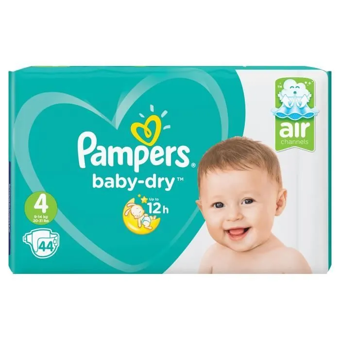 Couches baby dry T4 x 44 Pampers-7