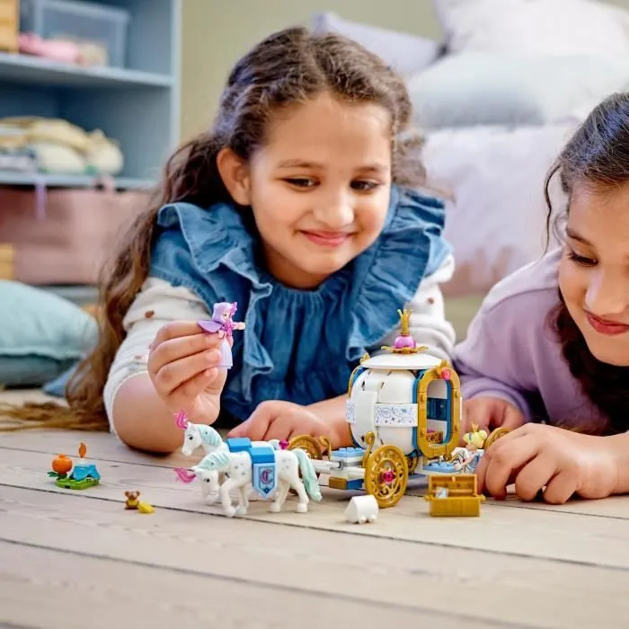LEGO® Disney Princess™ 43192 Le carrosse royal de Cendrillon incluant les figurines de Cendrillon, de sa marraine et des chevaux-3