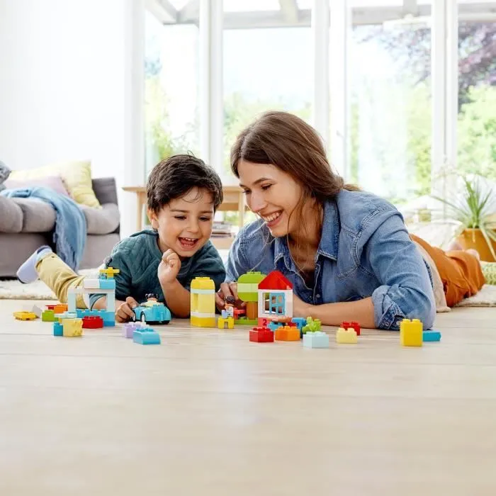 Bebeboutik LEGO 10913 DUPLO Classic La Boite De Briques Jeu De Construction Avec Rangement Jouet educatif pour Bebe de 1 an et plus