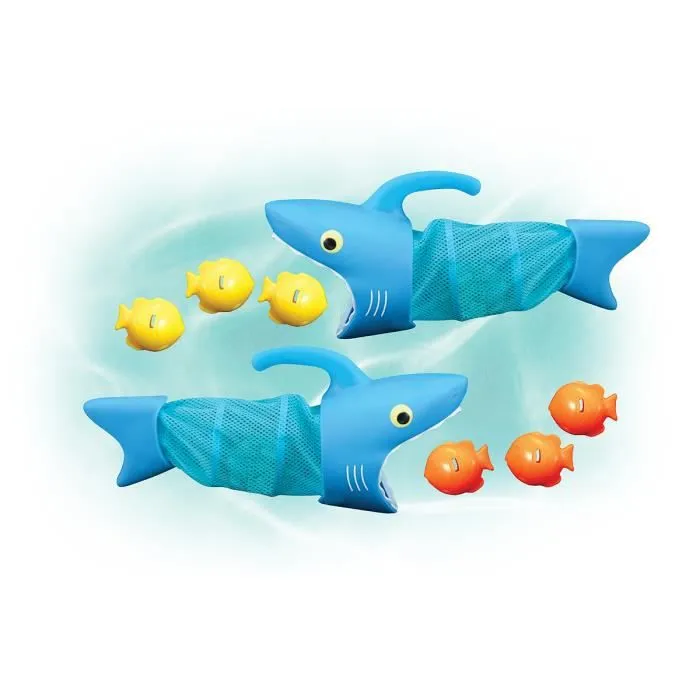 Jouet de bain attrapeur - Melissa & Doug - Requin - Bleu - Polyester - Pour enfant de 3 ans et plus-0