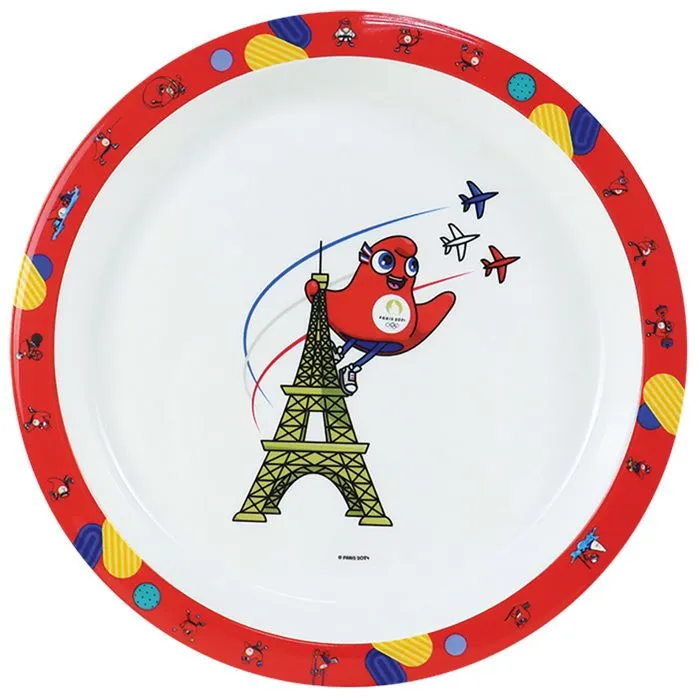 JEUX OLYMPIQUES PARIS 2024 - Ensemble repas (assiette, bol, verre)-1