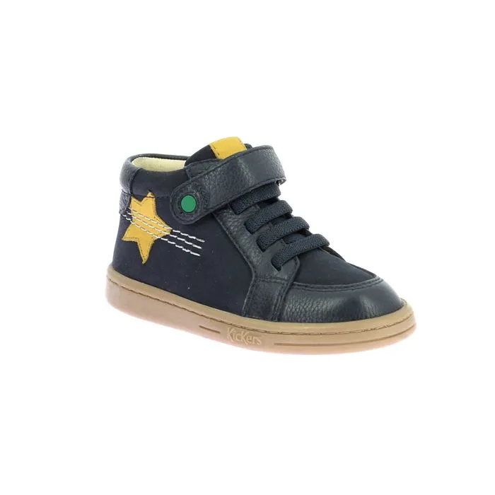 KICKERS Bottillons Tackstari Marine etoile-1