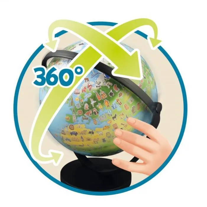 Globe junior - Mini Sciences - 20 cm - Illustré - 300 dessins - Pour enfants à partir de 4 ans-4