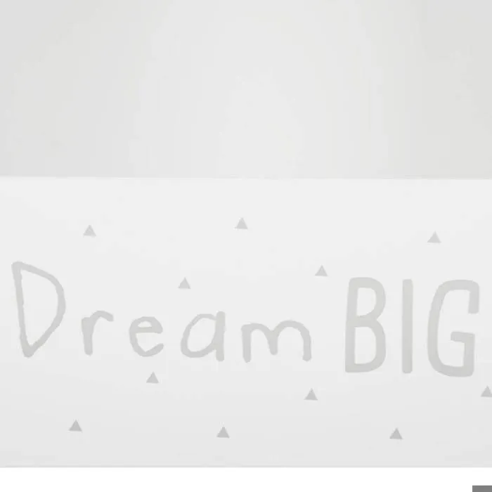 ATMOSPHERA FOR KIDS Casier de rangement en bois pour enfant - Blanc et gris-1