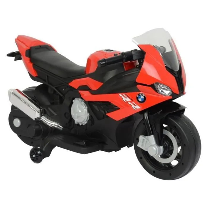 Moto de police d'enfant BMW S1000RR, 12 Volt, 1 Siège(s), Batterie: 1x12v3,5ah, Rouge-0