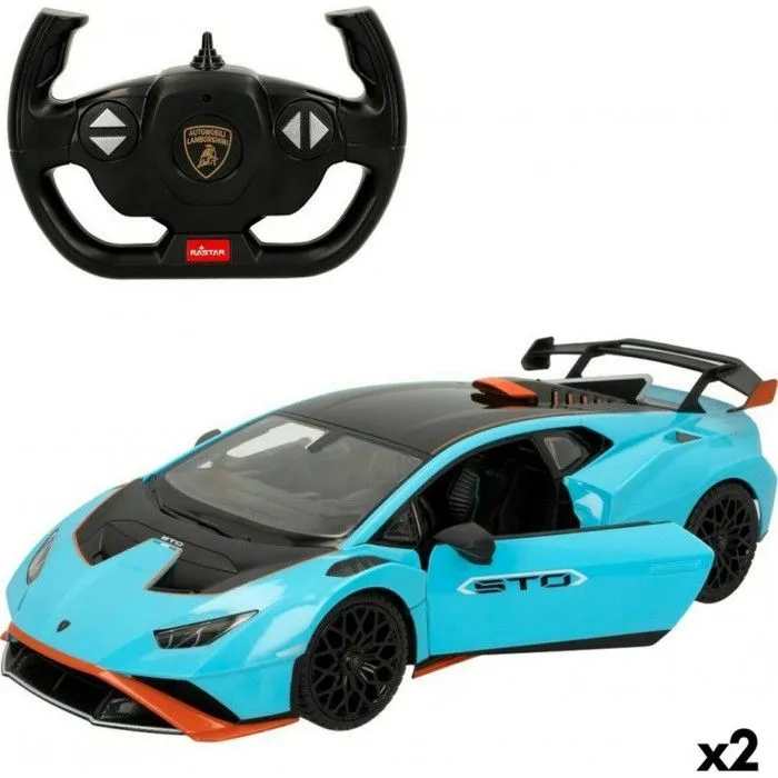NC Voiture Télécommandée Lamborghini Huracán Sto Bleu 1 14 (2 Unités)-0