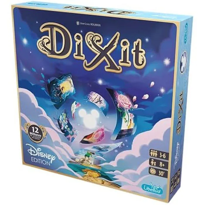 Jeu de société Dixit Édition Disney en espagnol - Libellud - 3 à 8 joueurs - 8+ ans - 30 min-0