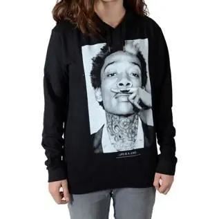 Sweat Little Eleven Paris Wiz Mixte Garçon   Fille  Wiz Khalifa Noir - Noir-2