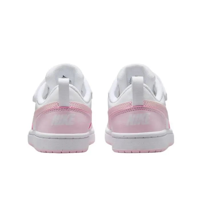 Chaussures pour Fille - Nike - Court Borough Low Recraft - Blanc - Lacets - Plat-3