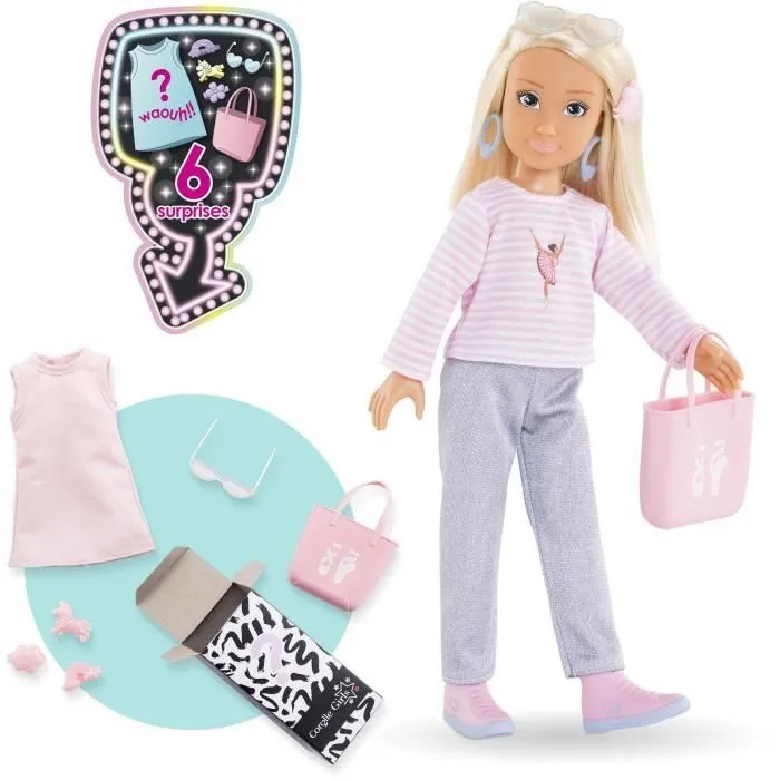 Poupée mannequin Valentine Shopping COROLLE GIRLS - 28 cm - 6 accessoires-4