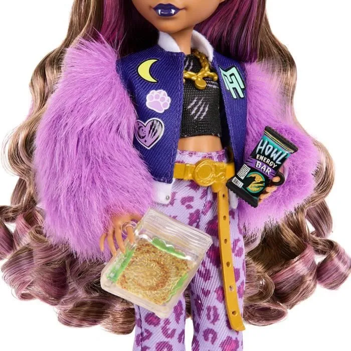 Monster High-Clawdeen Wolf-Poupée avec chien Crescent et accessoires HRP65-2