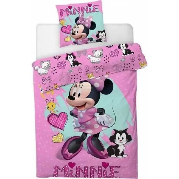 Parure de lit - Disney - Minnie Mouse - 140x200 cm - 100% polyester - Officielle-1