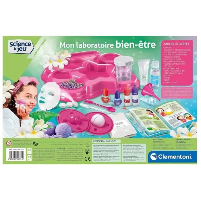 Clementoni - Sciences et Jeu - Mon laboratoire bien-être - Fabriquer soi-même ses produits de beauté - Fabriqué en italie-2