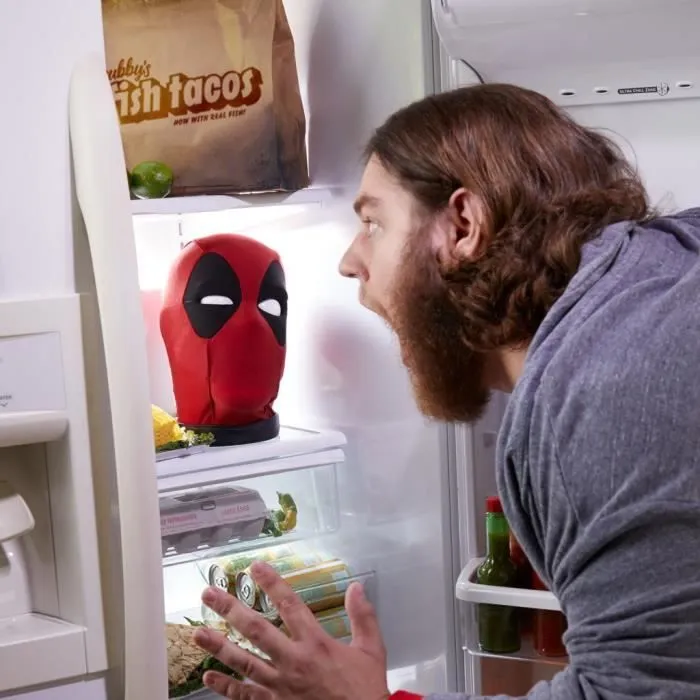 Tête de Deadpool interactive, bouge et parle, appli dédiée, pièce de collection pour adulte, 600+ sons et phrases en anglais, Marvel-5