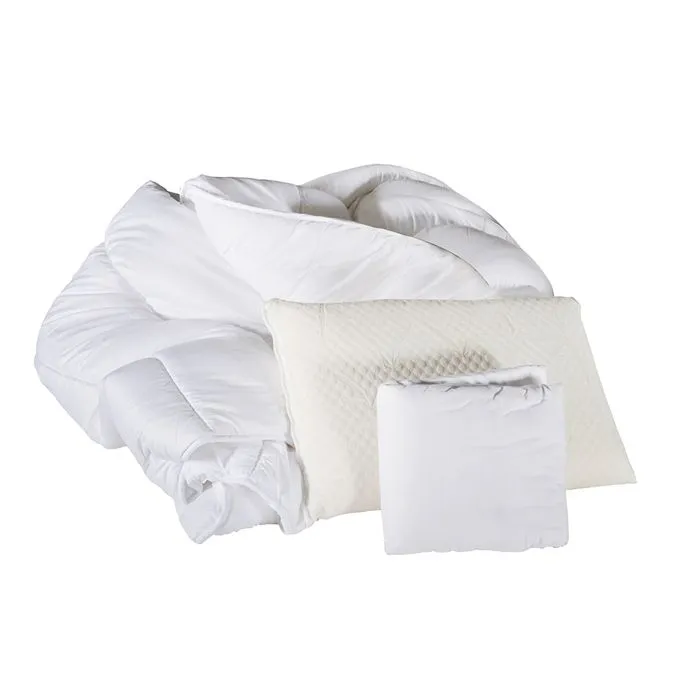 Pack  ROYAL 5* 90x200 cm | Matelas Mémoire de forme + Sommier + Accessoires | Blanc-3
