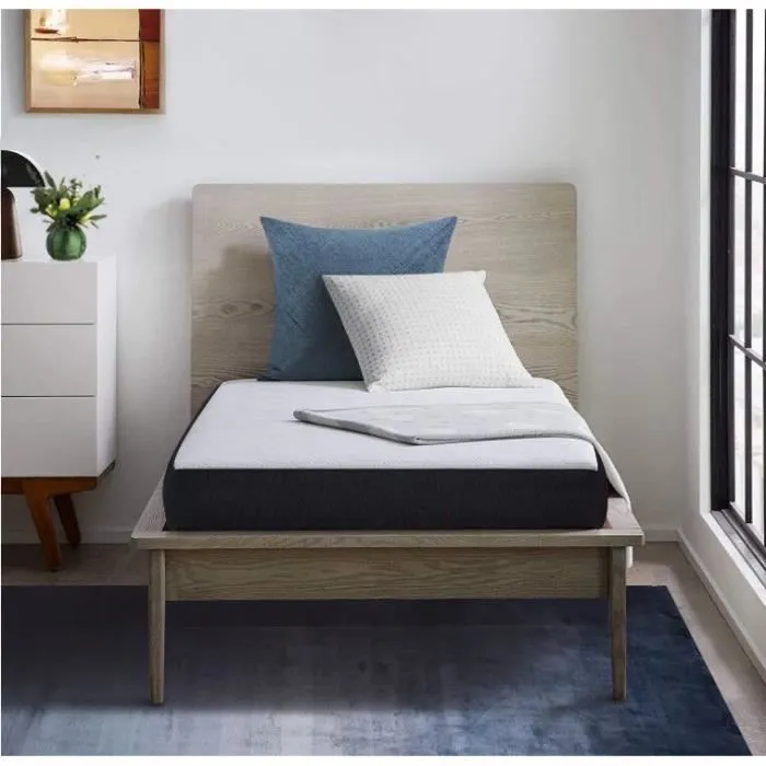 Matelas mousse 90x200 - IZTOSS - Luxe mousse à mémoire - Epaisseur 19 cm - Confort ferme-1