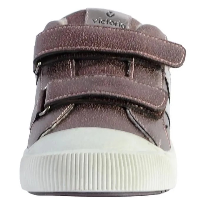 Basket Enfant - VICTORIA - Antracite - Scratch - Synthétique - Confort exceptionnel-3
