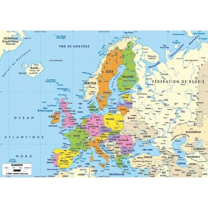 Puzzle en bois - PUZZLE MICHELE WILSON - Carte d'Europe - 50 pièces - Voyage et cartes - Enfant-2