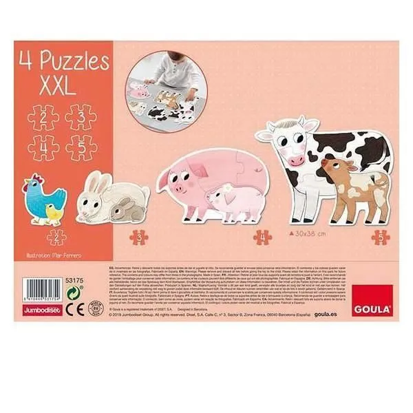 Puzzle Animaux Xxl Diset (18 pcs)-2