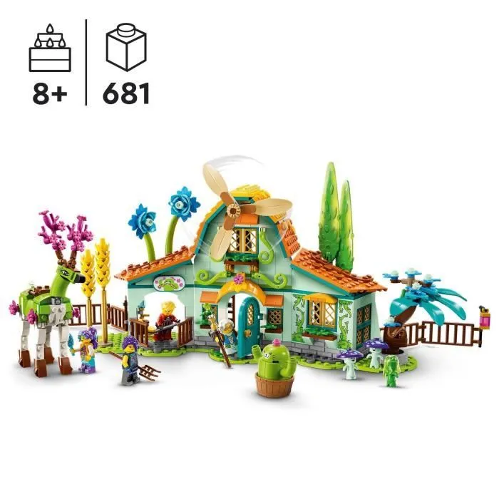 LEGO® DREAMZzz 71459 L’Écurie des Créatures des Rêves, Jouet de Ferme avec Figurine de Cerf 2-en-1-1