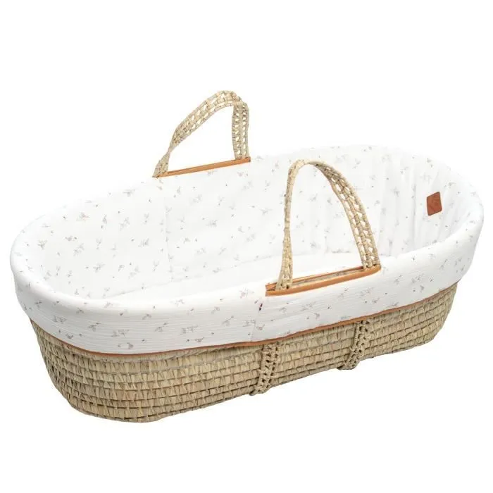 Couffin bébé avec Matelas Habillage et Drap Housse Melody-0