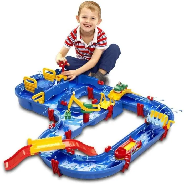 Smoby - Circuit aquatique Mega Bridge Aquaplay - 35 accessoires inclus-1