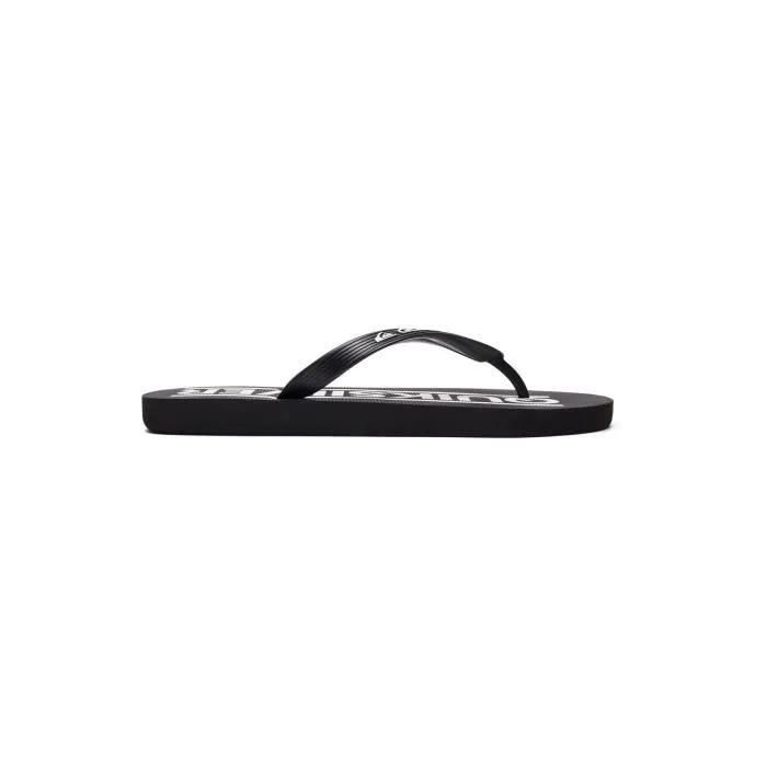 Tongs - Quiksilver - Noir - Enfant - Caoutchouc synthétique - Semelle avec inscription-3