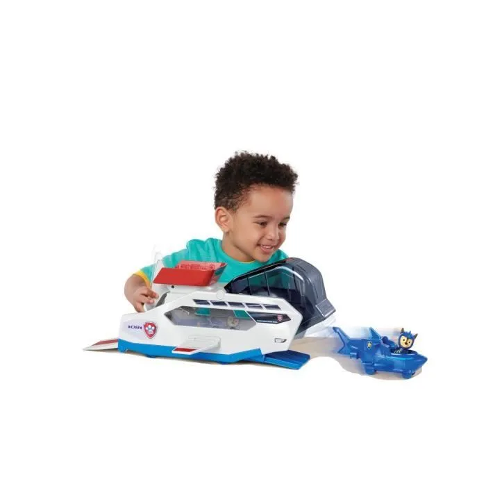 Patrouilleur des mers Aqua Pups - La Pat' Patrouille - PAW PATROL - Lanceur de véhicules - Dès 3 ans-6