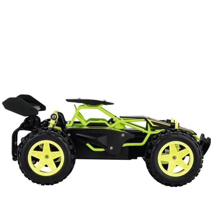 Buggy électrique débutant Carrera RC 370200001 Lime 1:18 - Vert - 4 roues - Batterie incluse-1