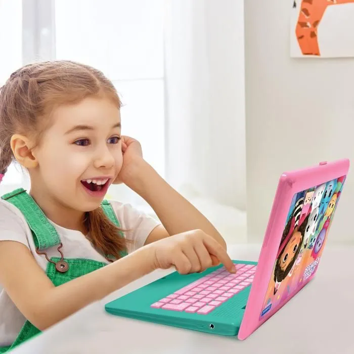 Ordinateur éducatif bilingue Gabby et la Maison Magique avec 124 activités (EN/FR)-3