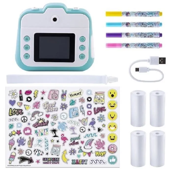 Appareil photo instantané 3 en 1 - CANAL TOYS - CLK 001 - Bleu - A partir de 8 ans-3
