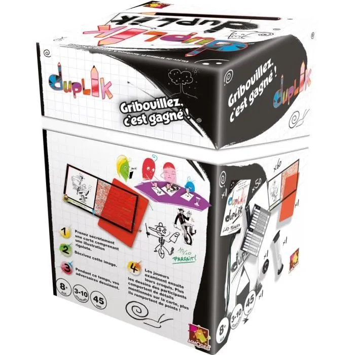 Asmodee | Duplik | Jeu de société | À partir de 8 ans | 3 à 10 joueurs | 45 minutes-1
