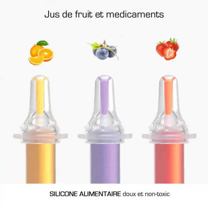 Pipette Silicone Alimentation Médicaments Easyfeed White-4