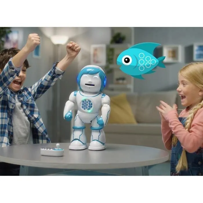POWERMAN KID® Mon Robot Ludo-Educatif Bilingue Programmable avec Télécommande (Anglais)-2