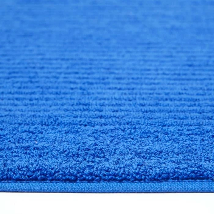 Tapis de Bain - HOMESCAPES - 100% Coton Turc - Bleu Roi - 50 x 80 cm-2