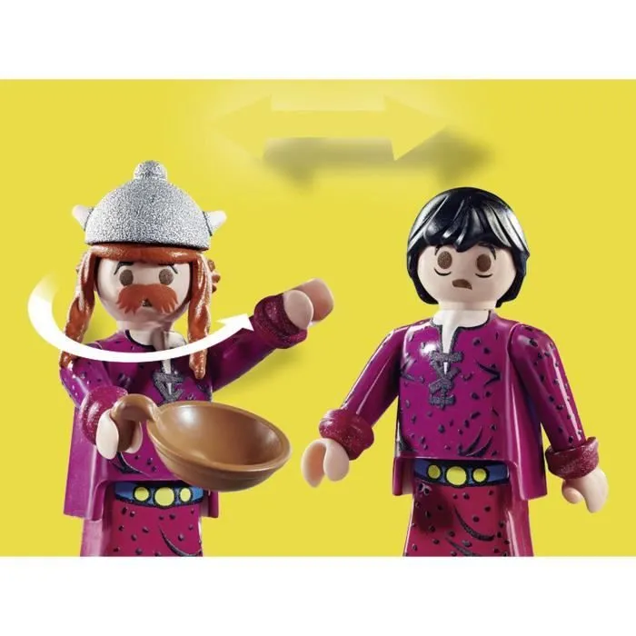 PLAYMOBIL 70933 Panoramix et chaudron de Potion Magique, Astérix, Adulte et enfant, Dès 5 ans-3