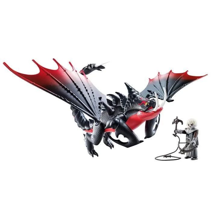 PLAYMOBIL - Dragons 3 - Agrippemort et Grimmel - 11 pièces - 4 ans et plus - Plastique-2